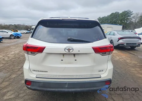 2019 Toyota Highlander Se from USA, damaged, VIN 5TDKZRFH9KS555979